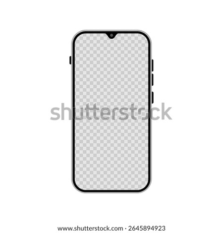 Phone, Android smartphone icons, black and white models smartphone, mobile phone with empty screen, smartphone mockup front view, mobile phone, ui, ux.