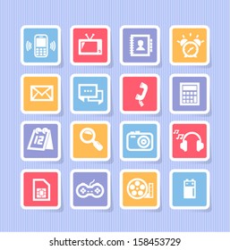 phone application icons