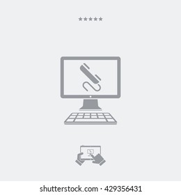 Phone application service icon