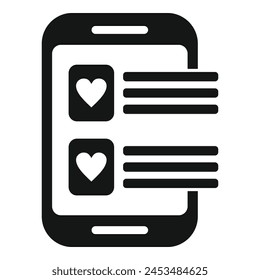 Phone approved addition icon simple vector. Wish list. Delivery favorite product