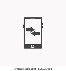 Phone with arrow Icon