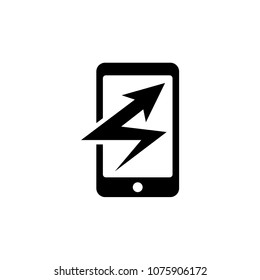 Phone With Arrow Logo