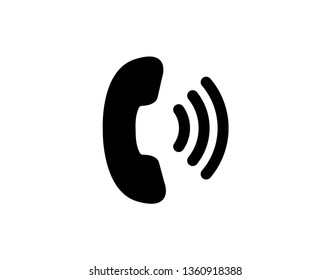 Phone auricular icon representing communication or call function