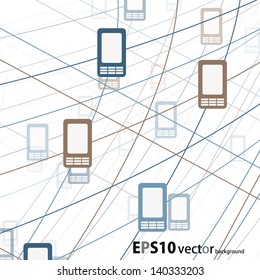 Phone Background Stock Vector (Royalty Free) 140333203 | Shutterstock