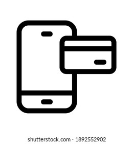 Icono de la banca del teléfono o logotipo símbolo de signo aislado ilustración vectorial - iconos vectoriales de estilo negro de alta calidad
