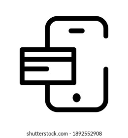 Phone Banking icon or logo isolated sign symbol vector illustration - high quality black style vector icons

