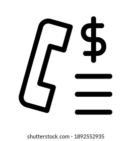 Icono de la banca del teléfono o logotipo símbolo de signo aislado ilustración vectorial - iconos vectoriales de estilo negro de alta calidad
