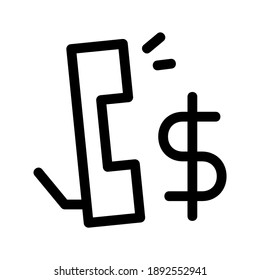 Phone Banking icon or logo isolated sign symbol vector illustration - high quality black style vector icons
