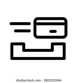 Icono de la banca del teléfono o logotipo símbolo de signo aislado ilustración vectorial - iconos vectoriales de estilo negro de alta calidad
