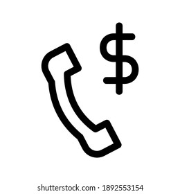 Phone Banking icon or logo isolated sign symbol vector illustration - high quality black style vector icons

