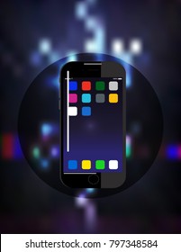 Phone banner isolated