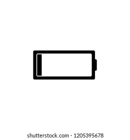 phone battery charge level, vector icon, illustration