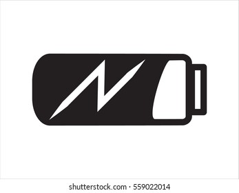 phone battery icon, vector illustration eps10