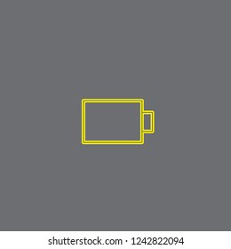 Phone battery vector icon