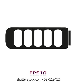 Phone Battery, vector icon, eps10