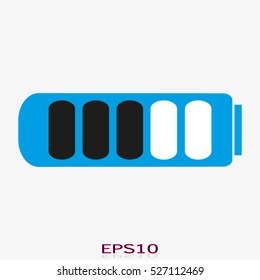 Phone Battery, vector icon, eps10