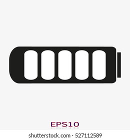 Phone Battery, vector icon, eps10