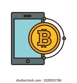 Phone bitcoin icon