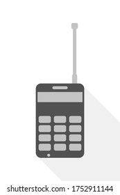 Telefon mit weißer Bildschirmfront