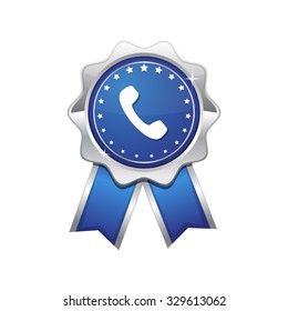 Phone blue Vector Icon Design
