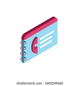 Phone book design, Social media multimedia communication digital marketing internet web and connect theme Vector illustration