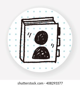 phone book doodle