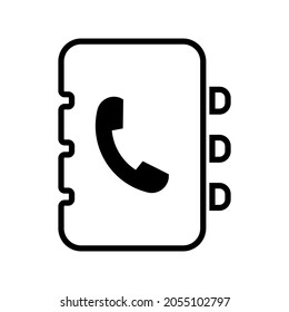 phone book icon design | simple icon | icon design template 