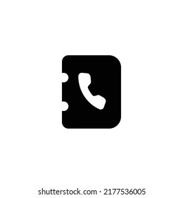 Vector de diseño de iconos de la libreta de teléfonos. Icono de contacto