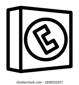 phone book icon or logo isolated sign symbol vector illustration - high quality black style vector icons
