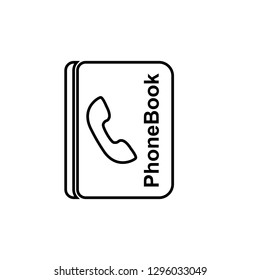 Phone Book icon . Mobile number icon . Contacts . Sign design