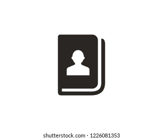 Phone book icon sign symbol