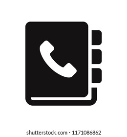 Telefonbuch-Icon-Vektorillustration