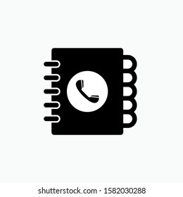 Phone Book Icon - Vector, Sign and Symbol for Design, Presentation, Website or Apps Elements.