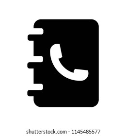Phone book icon vector icon. Simple element illustration. Phone book symbol design. Can be used for web and mobile.