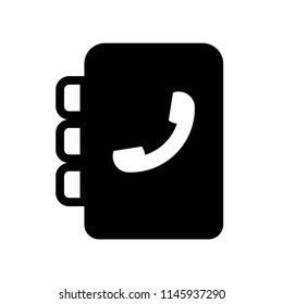 Phone book icon vector icon. Simple element illustration. Phone book symbol design. Can be used for web and mobile.