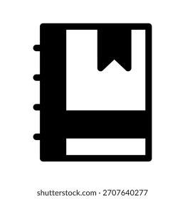 Phone Book Icon Vector Symbol Design Illustration