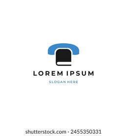 Telefonbuch-Logo-Design-Konzept