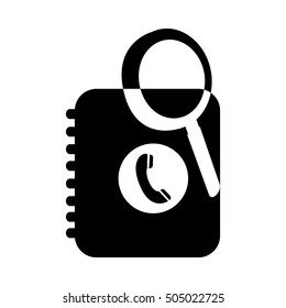phone book pictogram icon image