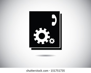 Phone book Setting Icon