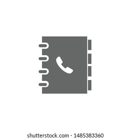 phone book symbol vector eps 10