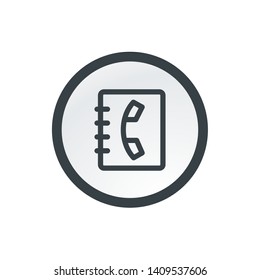 Phone Book - Vector App Icon