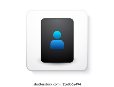 phone book vector icon 