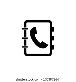 phone book vector icon. Vector