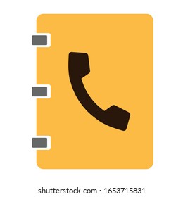 
ilustración vectorial de libreta de teléfonos para sitio de Internet