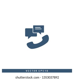 phone and bubble speech icon conversation symbol
