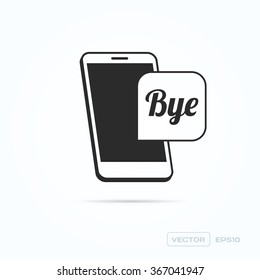 Phone Bye Icon