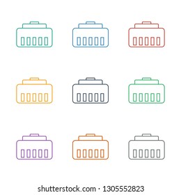 phone cable icon white background. Editable line phone cable icon from network. Trendy phone cable icon for web and mobile.