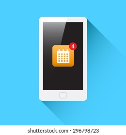 Phone Calendar Notification Icon