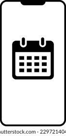 phone calendar schedule date deadline Outline
