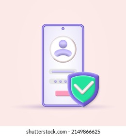 Phone call 3d icon. Telephone receiver or handset sign. Hotline, support symbol. Vector illustration.